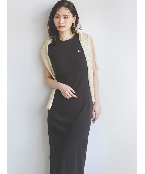 SNIDEL（スナイデル） ノースリーブワンピース FREE ネイビー