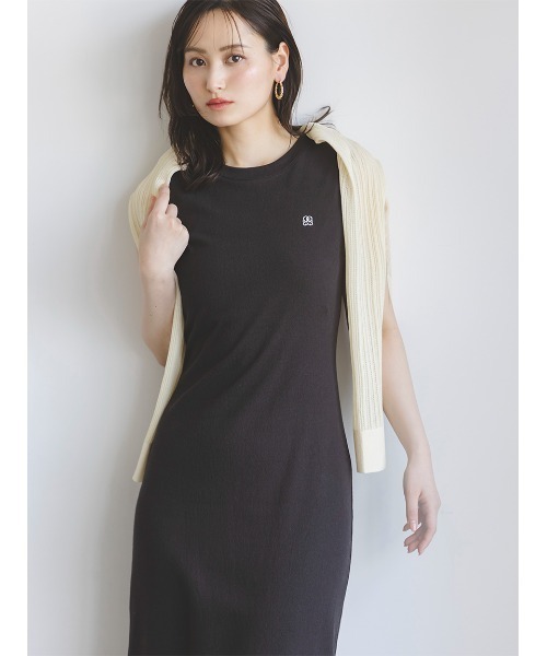 SNIDEL（スナイデル） ノースリーブワンピース FREE ネイビー