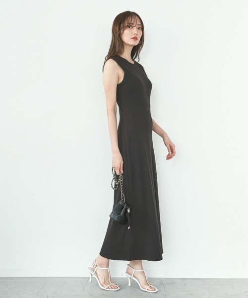 SNIDEL（スナイデル） ノースリーブワンピース FREE ネイビー