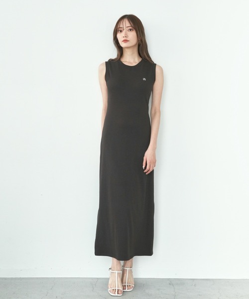 SNIDEL（スナイデル） ノースリーブワンピース FREE ネイビー