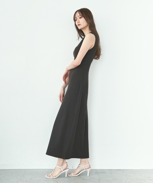 SNIDEL（スナイデル） ノースリーブワンピース FREE ネイビー