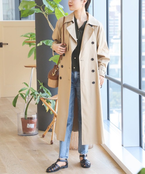 BEAMS HEARTベージュ トレンチコート BEAMS HEART（ビームス ハート） トレンチコート SMALL ベージュ