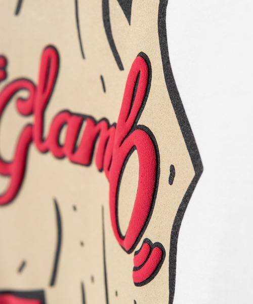 [glamb] короткий рукав футболка M черный мужской 