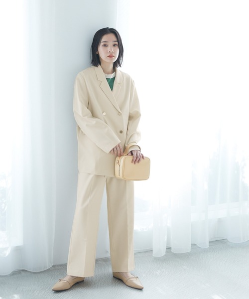 「Chaco closet」 テーラードジャケット FREE ネイビー レディース_画像6