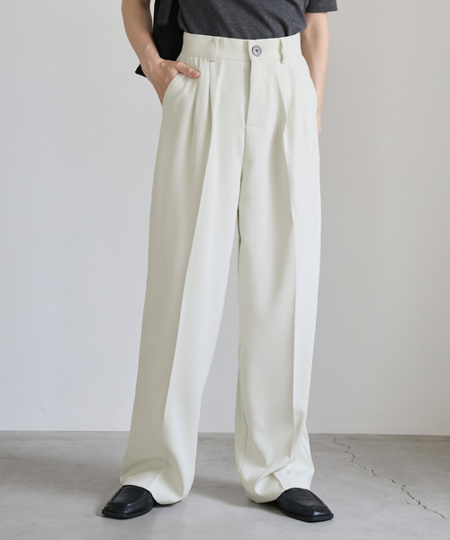 select MOCA 「select MOCA」 スラックス SMALL アイボリー レディース