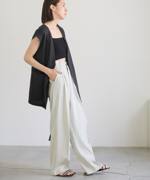 select MOCA 「select MOCA」 スラックス SMALL アイボリー レディース