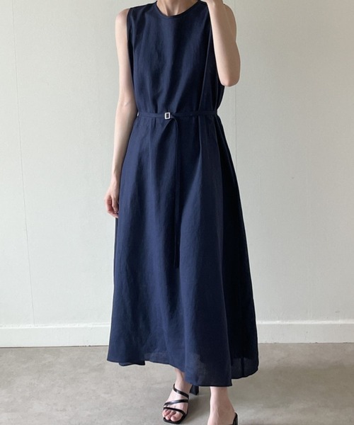 「CADBURY」 ノースリーブワンピース FREE パープル レディース_画像3