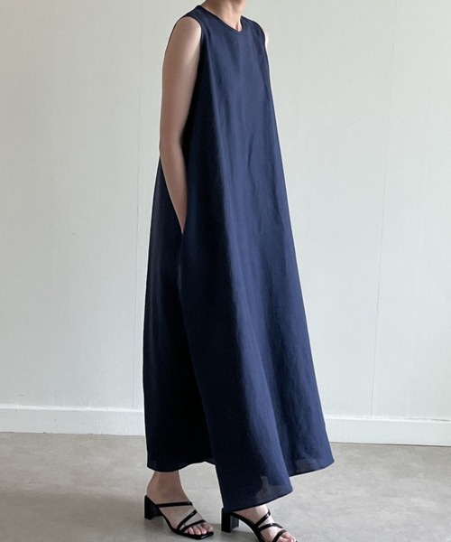 「CADBURY」 ノースリーブワンピース FREE パープル レディース_画像4