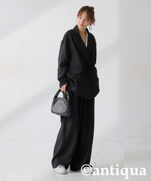 antiqua（アンティカ） セットアップ LARGE ベージュ レディース