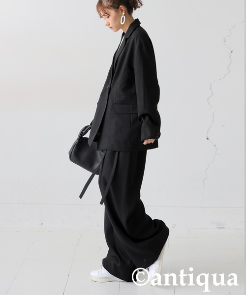 antiqua（アンティカ） セットアップ LARGE ベージュ レディース