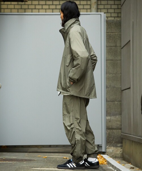 「FREAK'S STORE」 ナイロンブルゾン MEDIUM チャコールグレー メンズ_画像3