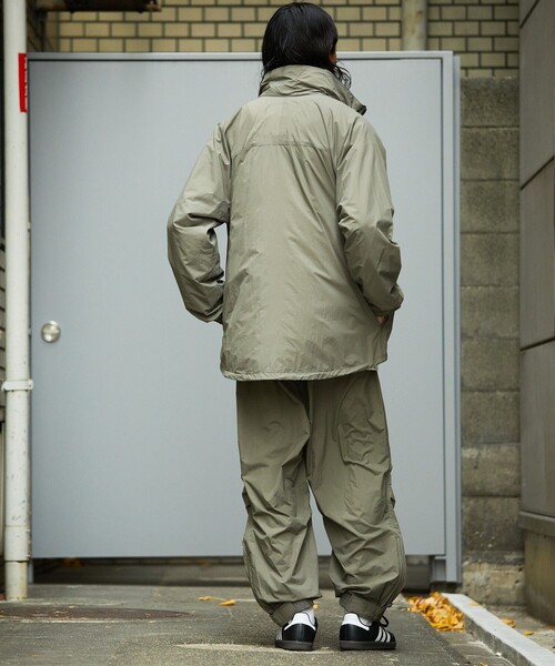 「FREAK'S STORE」 ナイロンブルゾン MEDIUM チャコールグレー メンズ_画像4