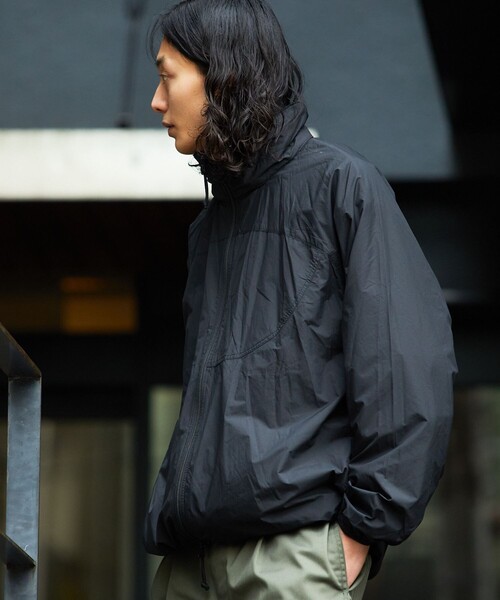 「FREAK'S STORE」 ナイロンブルゾン MEDIUM チャコールグレー メンズ_画像9