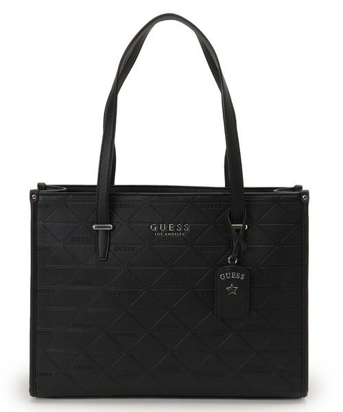Black Evie Girlfriend Carryall | GUESS (取寄) ゲス レディース