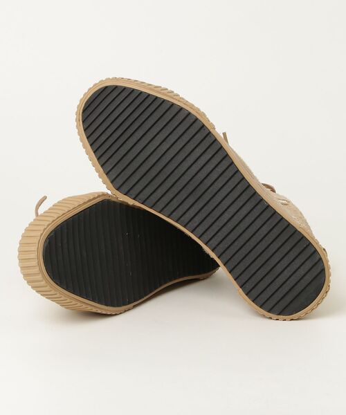 「AAPE BY A BATHING APE」 ハイカットスニーカー 10 ベージュ メンズ_画像3