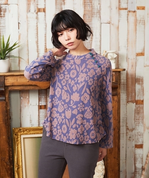 Jocomomola（ホコモモラ） tシャツ Paseo de las flores フラワージャ 