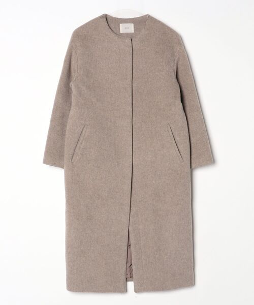 IENA（イエナ） ノーカラーコート 34 ベージュ レディース : ZOZOTOWN