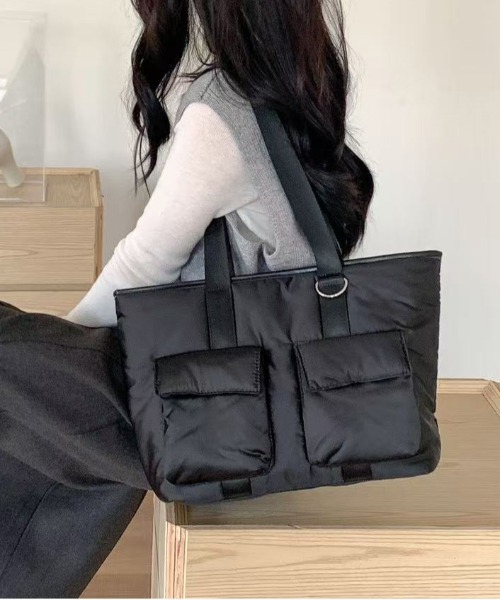黒　キルティングバック 超軽量で持ちやすい！『URBAN RESEARCH 2wayキルティングバッグBOOK