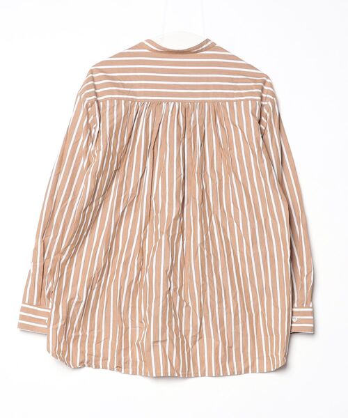 「haupia」 長袖ブラウス MEDIUM ブラウン レディース_画像2