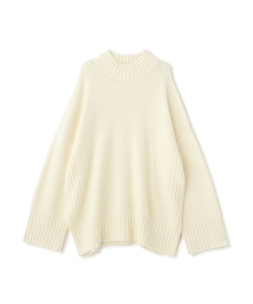 「N.(N. Natural Beauty Basic)」 長袖ニット MEDIUM ホワイト×ブラック レディース_画像9