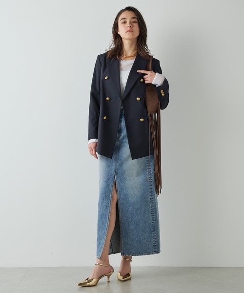 Whim Gazette（ウィム ガゼット） デニムスカート 38 ブルー