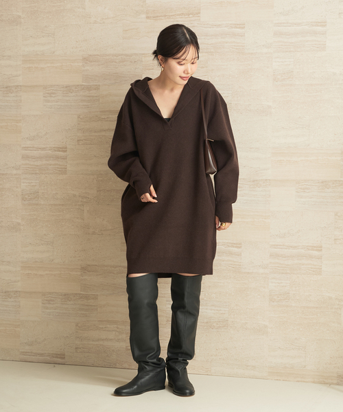 plage（プラージュ） ワンピース フーディー ミニワンピース