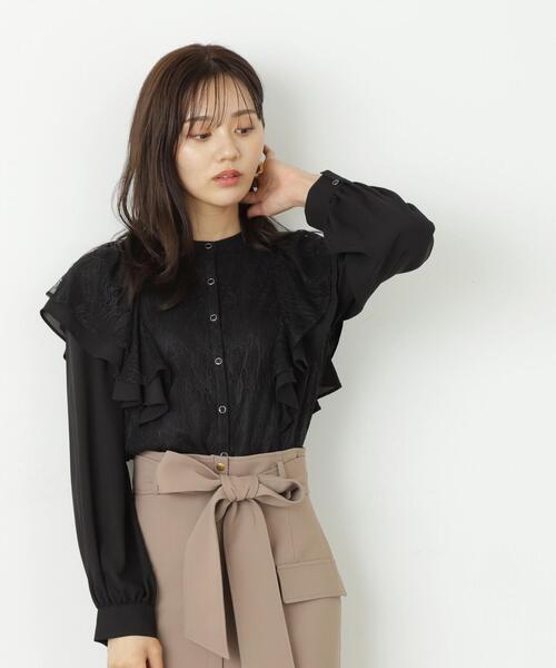 「PROPORTION BODY DRESSING」 長袖ブラウス SMALL ピンク レディース_画像4