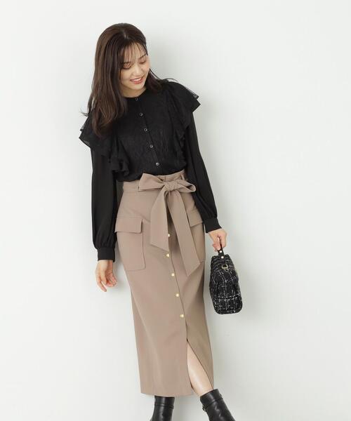 「PROPORTION BODY DRESSING」 長袖ブラウス SMALL ピンク レディース_画像5