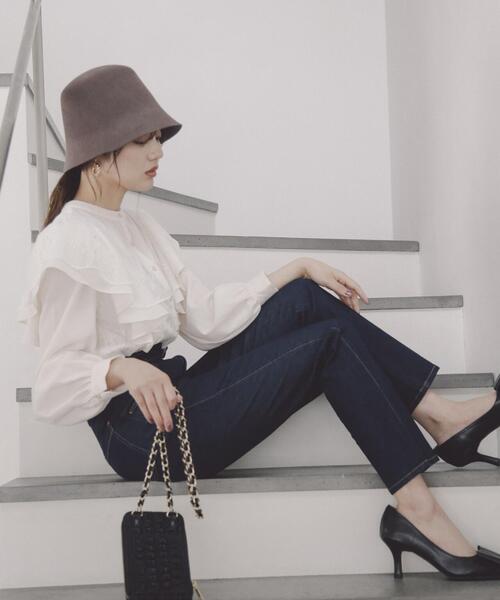 「PROPORTION BODY DRESSING」 長袖ブラウス SMALL ピンク レディース_画像9