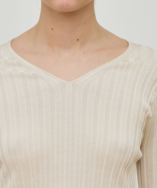 DES PRES（デプレ） ニット セーター ドメスティックスパンシルク V