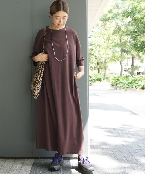 「JOURNAL STANDARD LUXE」 半袖ワンピース SMALL ネイビー レディースの画像