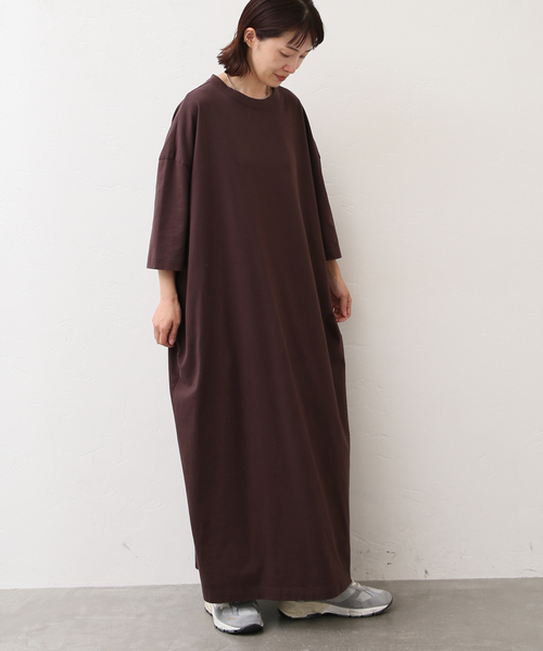 「JOURNAL STANDARD LUXE」 半袖ワンピース SMALL ネイビー レディースの画像