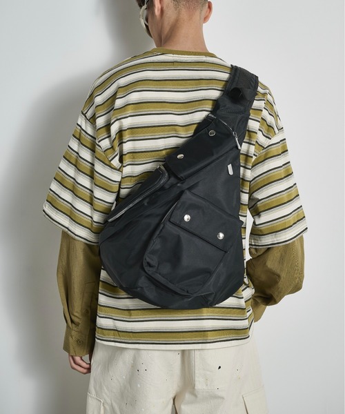 バッグ multi pocket one shoulder boston bag BLANK HOTEL ショルダーバッグ Multi-Pocket Utility One-Shoulder Bag