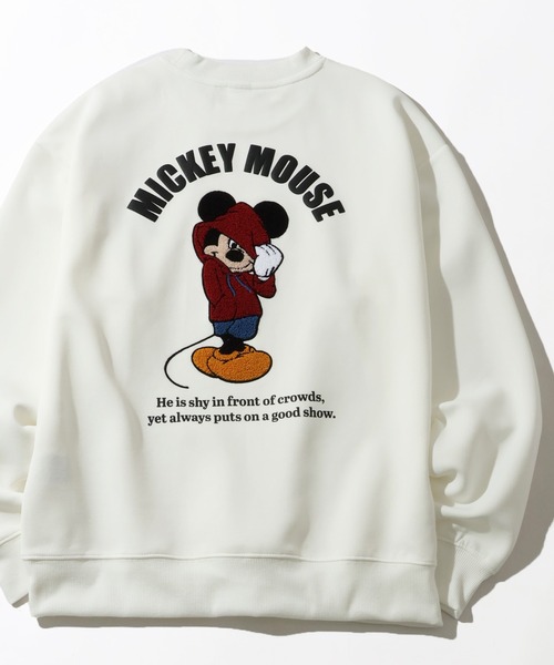 あちゃちゅむ× Disney / アリス サガラ刺繍スウェット Disney（ディズニー） トレーナー スウェット 「Disney/ディズニー