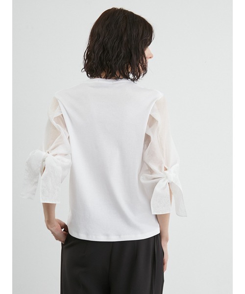 「styling/」 半袖カットソー FREE ブラック レディース_画像2