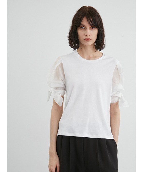 「styling/」 半袖カットソー FREE ブラック レディース_画像4