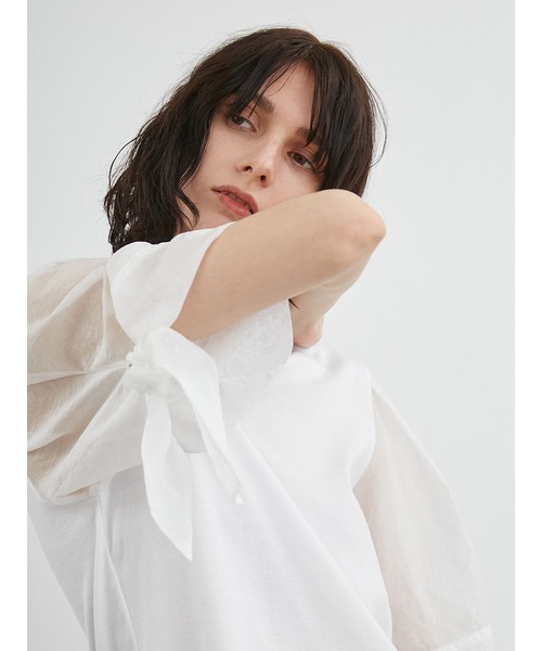 「styling/」 半袖カットソー FREE ブラック レディース_画像9
