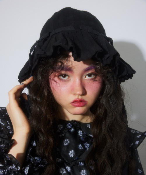【新品未使用】キャンディストリッパー フリルハット帽子 Candy Stripper（キャンディーストリッパー） 帽子 ハット BABY FRILL