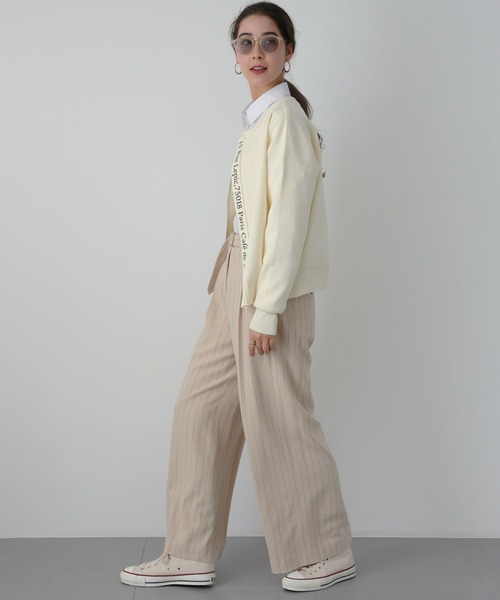 「saloon」 ニットカーディガン FREE ブラック レディース_画像5