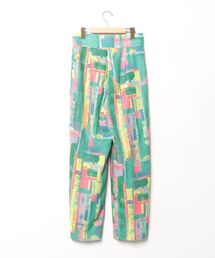 「36Quatre-Neuf」 パンツ 40 ダークグリーン レディースの画像2