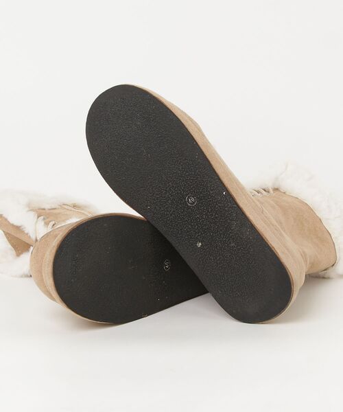 「lilful」 ショートブーツ L ベージュ レディース_画像3