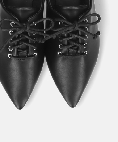 「MAMIAN」 フラットパンプス 23.5cm ダークブラウン レディース_画像6