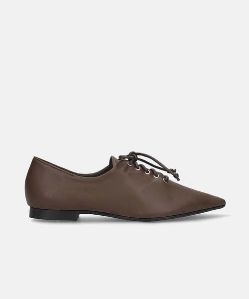 「MAMIAN」 フラットパンプス 23.5cm ダークブラウン レディース_画像7