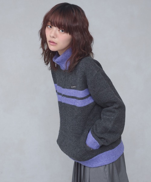 FCMM ニット セーター 「日本限定」HALF ZIP KNIT / ハーフジップ 