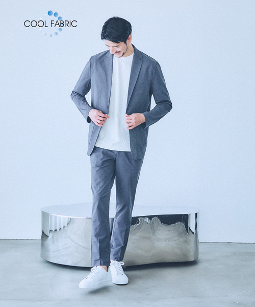 「ABAHOUSE GRAY」 テーラードジャケット 46 モカ メンズ_画像3