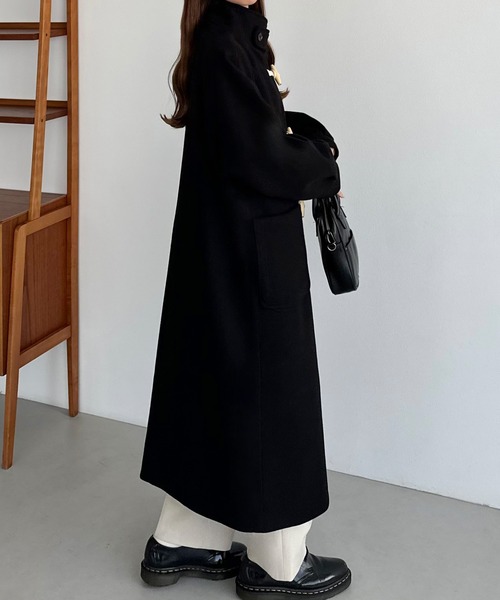 「callautia」 ダッフルコート SMALL ネイビー レディース_画像5