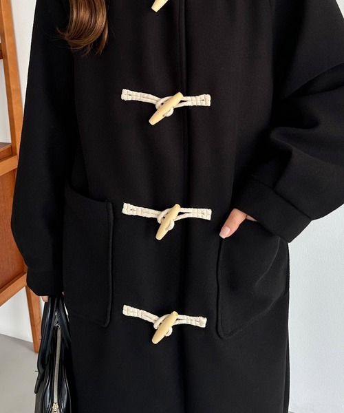 「callautia」 ダッフルコート SMALL ネイビー レディース_画像6
