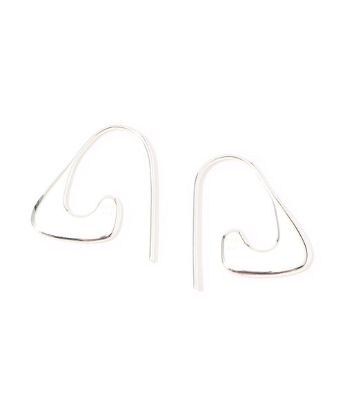 ピアス BAR Jewellery CURB シルバーピアス レディースの画像
