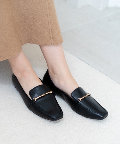 「Launa lea」 フラットパンプス 23.0cm ブラック レディース_画像8