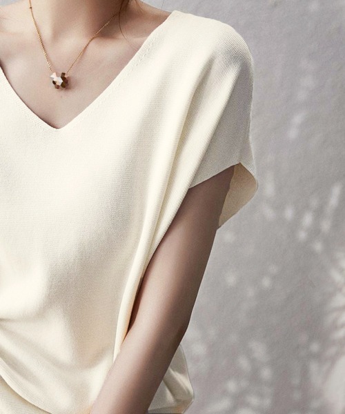 「Miniministore」 ノースリーブニット FREE ロイヤルブルー レディース_画像6